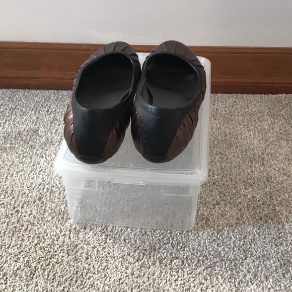 Cole Haan Bronze Ballet Flats - Picture 3 of 4